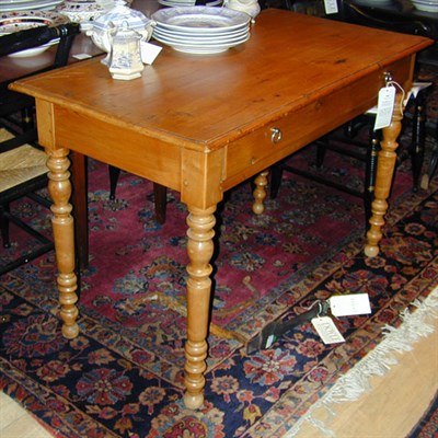 Lot 190 - Classical Pine and Maple Side Table The...