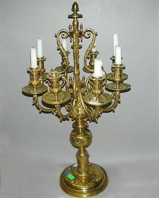 Lot 263 - Pair of Continental Baroque Style Gilt-Bronze...