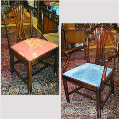 Lot 213A - Set of Twelve Georgian Style Mahogany...