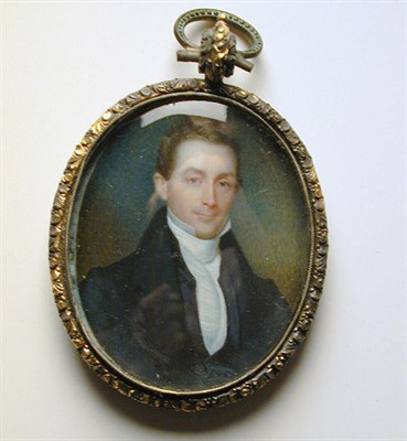 Lot 331 - American School Early 19th century PORTRAIT OF...