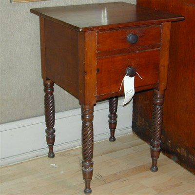 Lot 303 - Classical Walnut Stand New England, circa 1830...