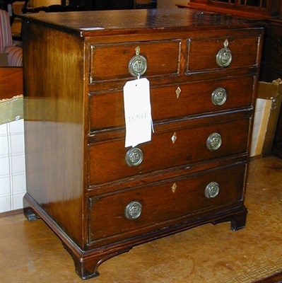 Lot 341 - George III Style Mahogany Diminutive Chest of...