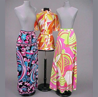 Lot 599 - Three Pucci Items Italian, 1960s/70s...