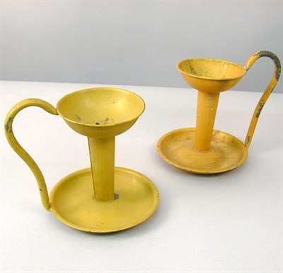 Lot 112 - Pair of Richard Perry, Son & Co. Painted Metal...