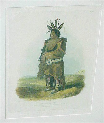 Lot 56 - After Karl Bodmer PACHTUWA-CHTA Hand-colored...