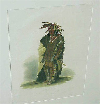 Lot 54 - After Karl Bodmer WAHK-TA-GE-LI Hand-colored...