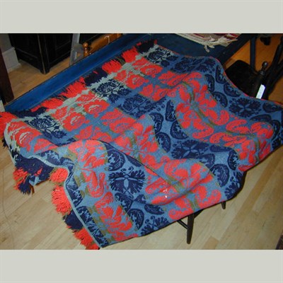 Lot 293 - American Jacquard Woven Coverlet 19th Century...