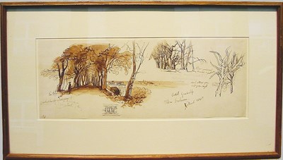 Lot 114 - Edward Lear British, 1812-1888 CASTEL GANDOLFO,...