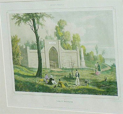 Lot 61 - After Augustus Kollner THE TOMB OF WASHINGTON...