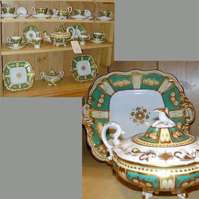 Lot 417 - English Porcelain Partial Dessert Service...