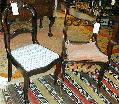 Lot 169 - Pair of Federal Painted Fancy Chairs Possibly...