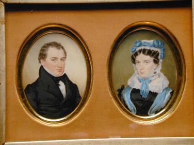 Lot 335 - Sarah Goodrich American, 1788-1853 J. F. AND...