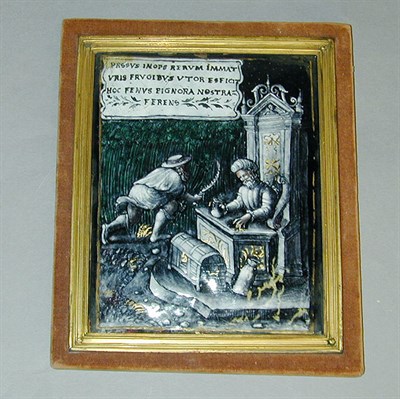 Lot 210 - Limoges Enamel Plaque Late 16th/early 17th...