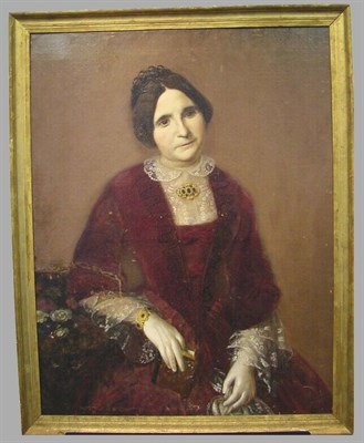 Lot 16 - English School 19th Century PORTRAIT OF LADY...