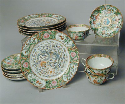 Lot 410 - Group of Chinese Export Famille Rose Porcelain...