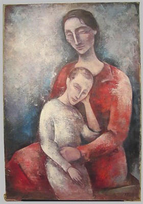 Lot 182 - Joseph Floch Austrian, 1894-1977 MATERNITY,...