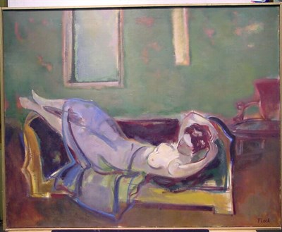 Lot 233 - Joseph Floch Austrian, 1894-1977 DAY DREAMER,...