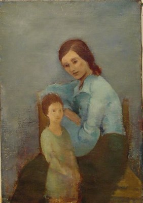 Lot 231 - Joseph Floch Austrian, 1894-1977 MOTHER AND...
