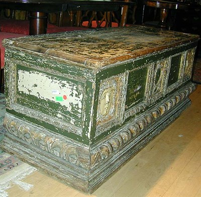 Lot 388A - Italian Baroque Style Painted Trunk