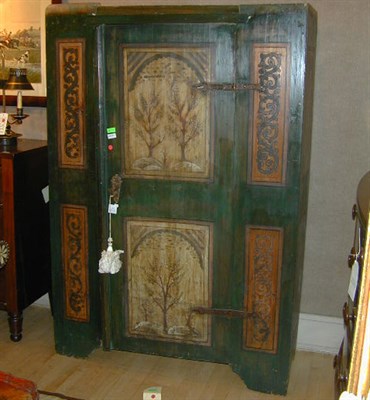 Lot 364 - Continental Painted Pine Armoire