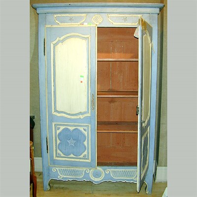 Lot 645 - Louis XV Style Painted Armoire