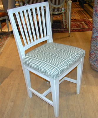 Lot 206 - Set of Eight Swedish Painted Dining Chairs
