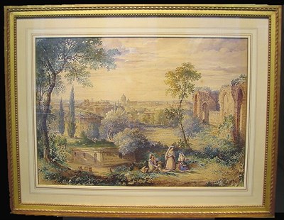 Lot 35 - Attributed to Samuel Prout ITALIAN FIGURES...