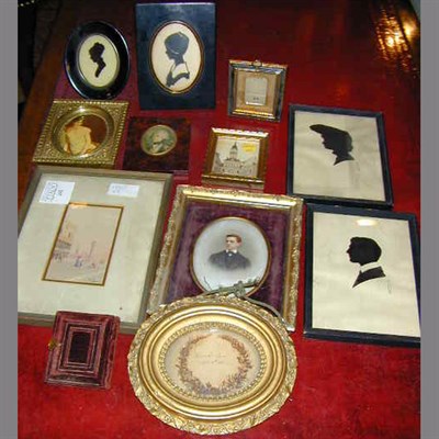 Lot 267 - Miscellaneous Group of Framed Miniatures and...