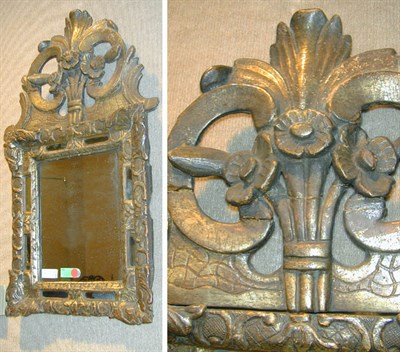 Lot 344 - Louis XIV Style Gilt Carved Wood Mirror