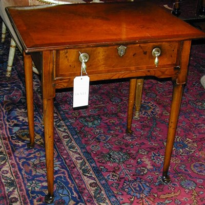 Lot 514 - George I Style Walnut and Oak Side Table