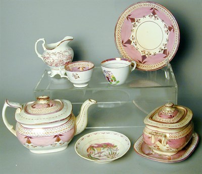 Lot 242 - Miscellaneous Group of Lustreware Tea Articles...