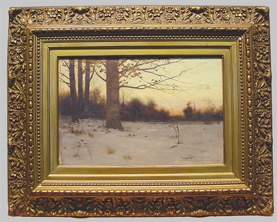 Lot 31 - Charles Warren Eaton 1857-1937 WINTER TWILIGHT,...