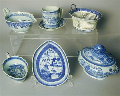 Lot 209 - Miscellaneous Group of Blue and White Chinese...
