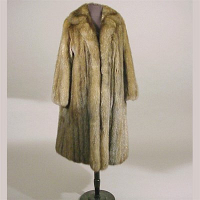 Lot 661 - Russian Sable Coat 1960s Knee length, with...