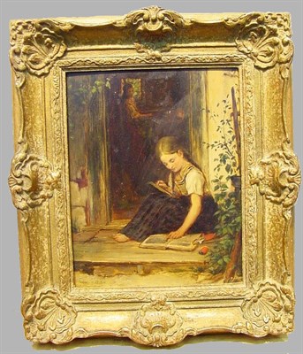 Lot 49 - Mathey 19th Century THE YOUNG SCHOLAR Signed...