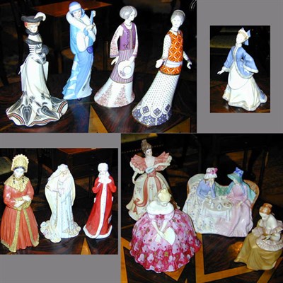Lot 272 - Miscellaneous Group of Ten Porcelain Figurines