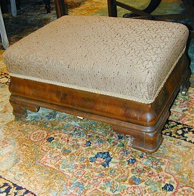 Lot 498 - Pair of Victorian Mahogany Ottomans