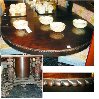 Lot 483D - Victorian Mahogany Dining Table The circular...