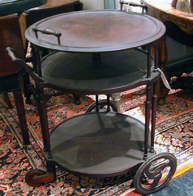 Lot 156 - Edwardian Mahogany Tea Cart