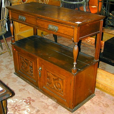 Lot 126 - Renaissance Revival Oak Server