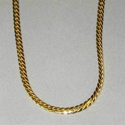 Lot 127 - Gold Chain 18 kt. yellow gold, designed as a...
