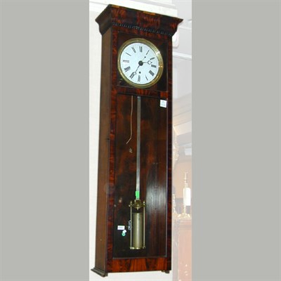 Lot 211 - Classical Mahogany Wall Clock The ogee molded...