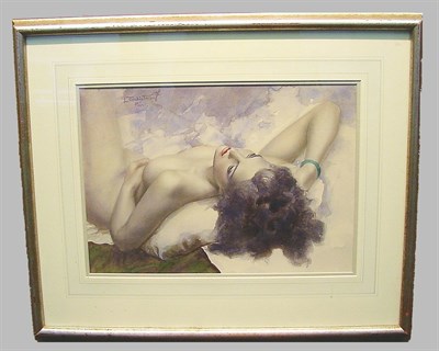 Lot 185 - Lew Tchistovsky Russian, b. 1902 RECLINING...