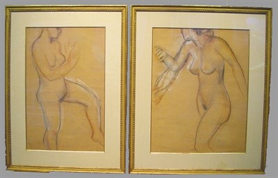 Lot 90 - Arthur Beecher Carles 1882-1955 STANDING NUDES...