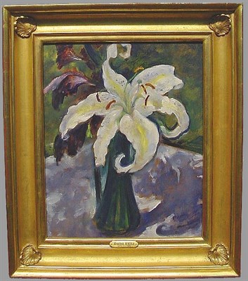 Lot 52 - Martha Walter 1875-1976 LILY Estate stamped on...