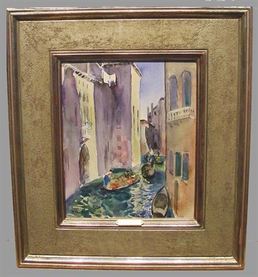 Lot 53 - Martha Walter 1875-1976 VENETIAN CANAL Signed...