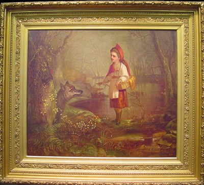Lot 2 - Philadelphia School 19th Century LITTLE RED...