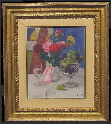 Lot 207 - Francois Gall French, 1912-1987 FLORAL STILL...