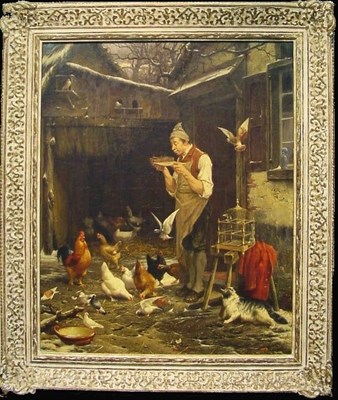Lot 125 - Eugene Remy Maes (collab. with Jan David Col,...