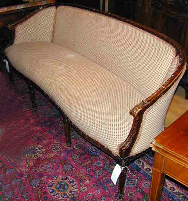 Lot 505 - Louis XVI Style Upholstered Walnut Canape